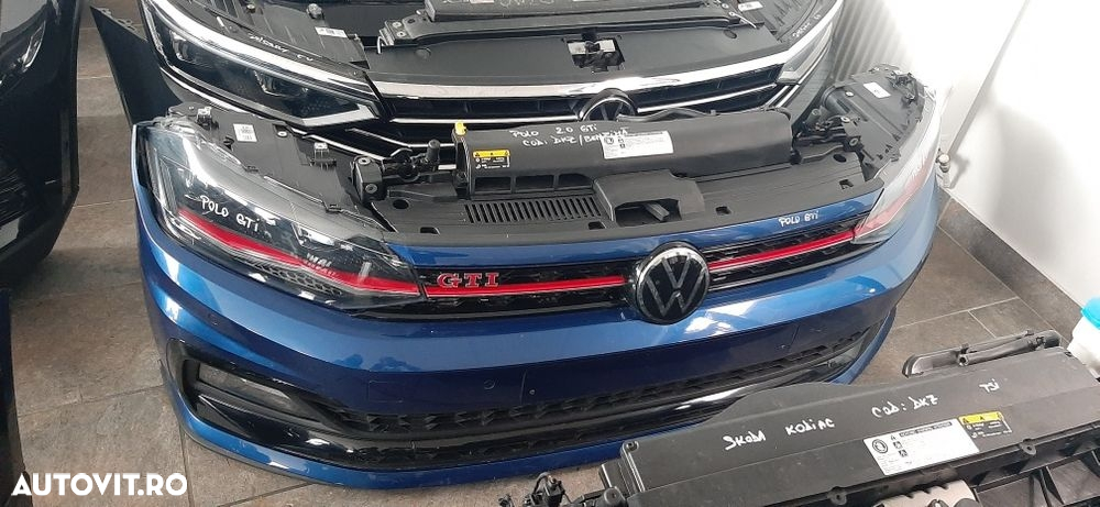Fata completa polo GTI ,bară fata,bara sp,stop,far led,Trager complet - 2