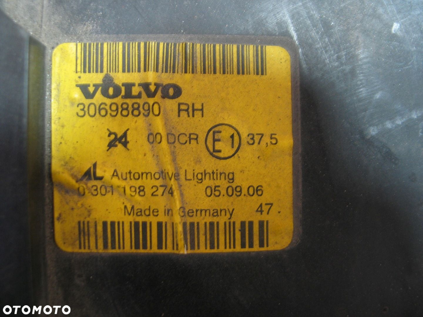 lampa przod xenon volvo V50 04-07r. 30698890 europa oryginal - 13
