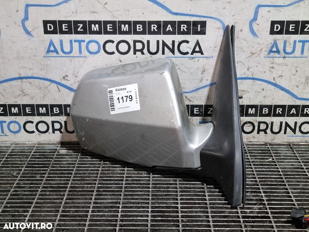 Oglinda dreapta Renault Koleos 2008 - 2015 4 Usi GRI (1179) Fara rabatare - 1