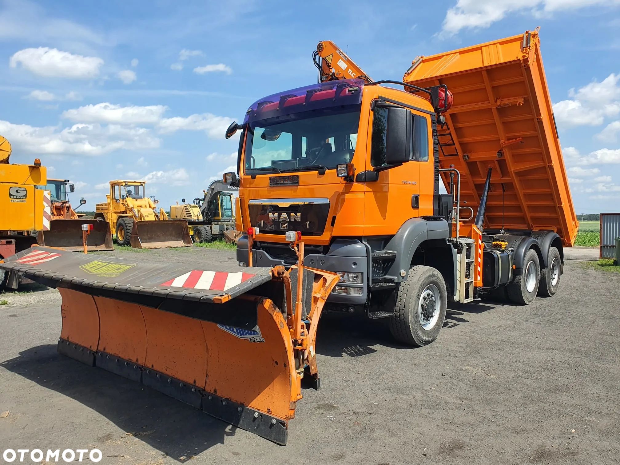 MAN TGS360 6x4  na Przednie koła ,blokada mostów HDS TEREX  65.2-A2L - 1