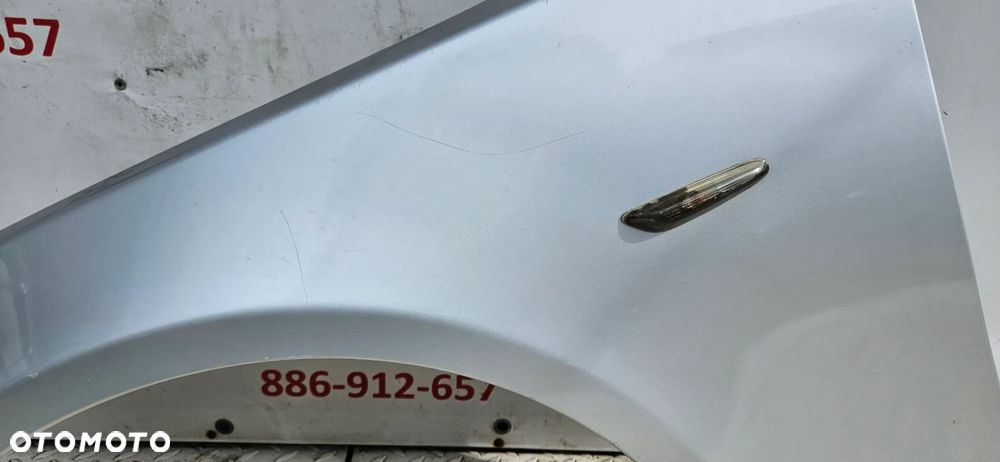 BMW 5 E60 E61 Błotnik przód lewy Błotnik przedni lewy kolor srebrny Titansilber - 10