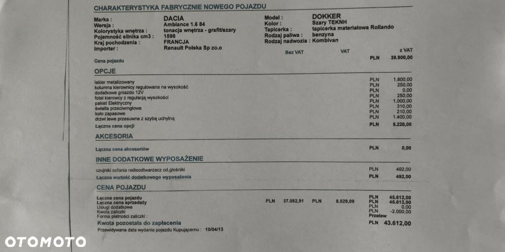 Dacia Dokker - 40