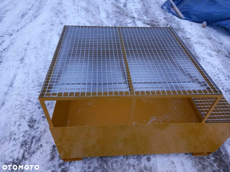 Ociekowa Wanna PMCS 1000 L, Pojedyncza Ze Stopniem Na Kanistry - 4