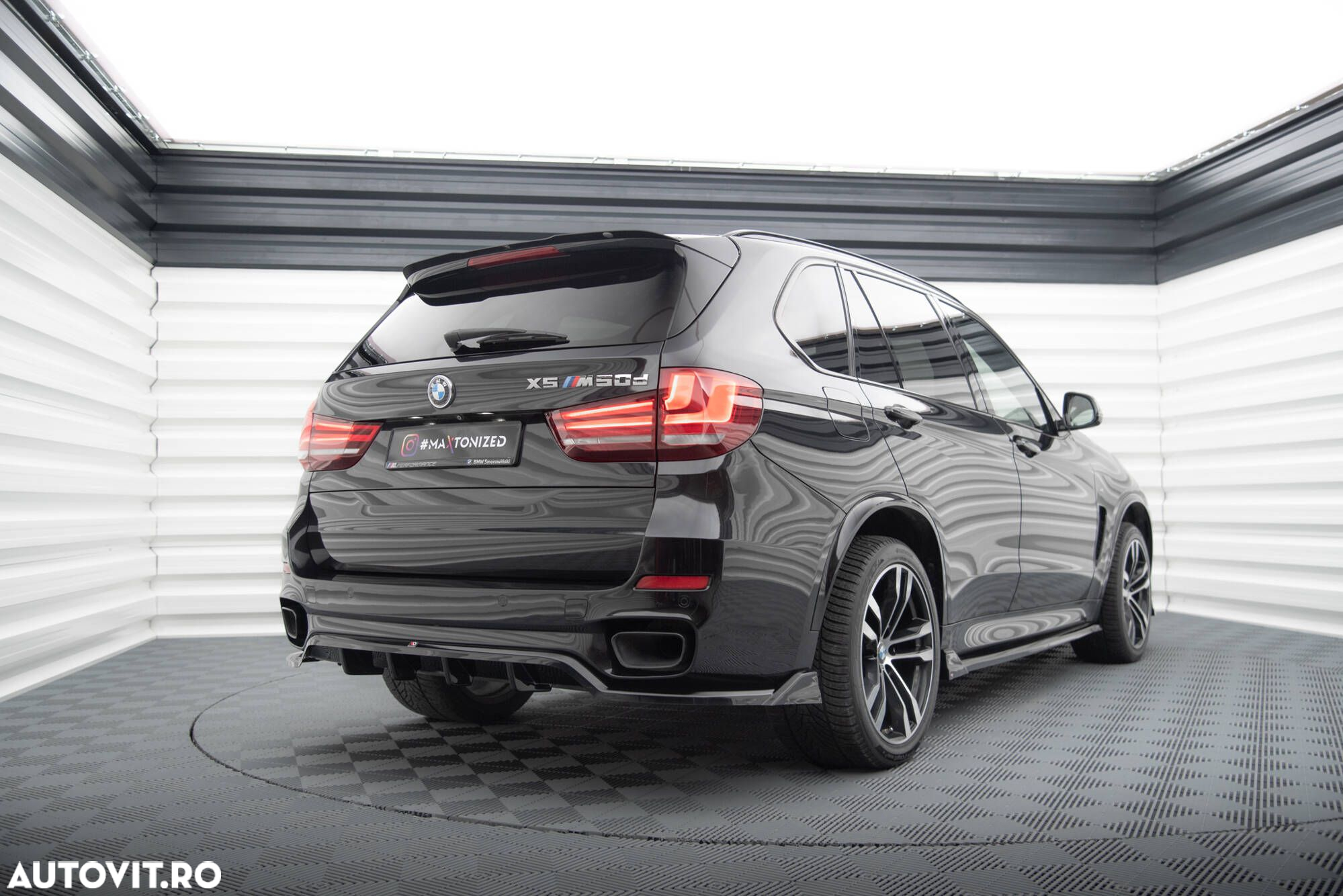 Prelungire Bara Spate compatibila cu BMW X5 F15 M-Pack V.2 Maxton Design - 2