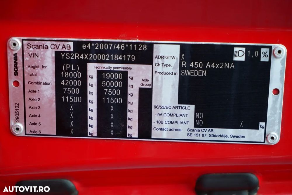 Scania R 450 / SISTEM HIDRAULIC / RETARDER / EURO 6 - 39