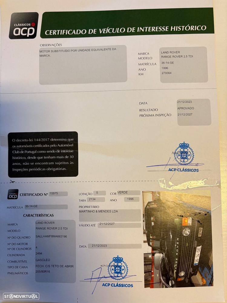 Land Rover Range Rover 2.5 TDi - 20