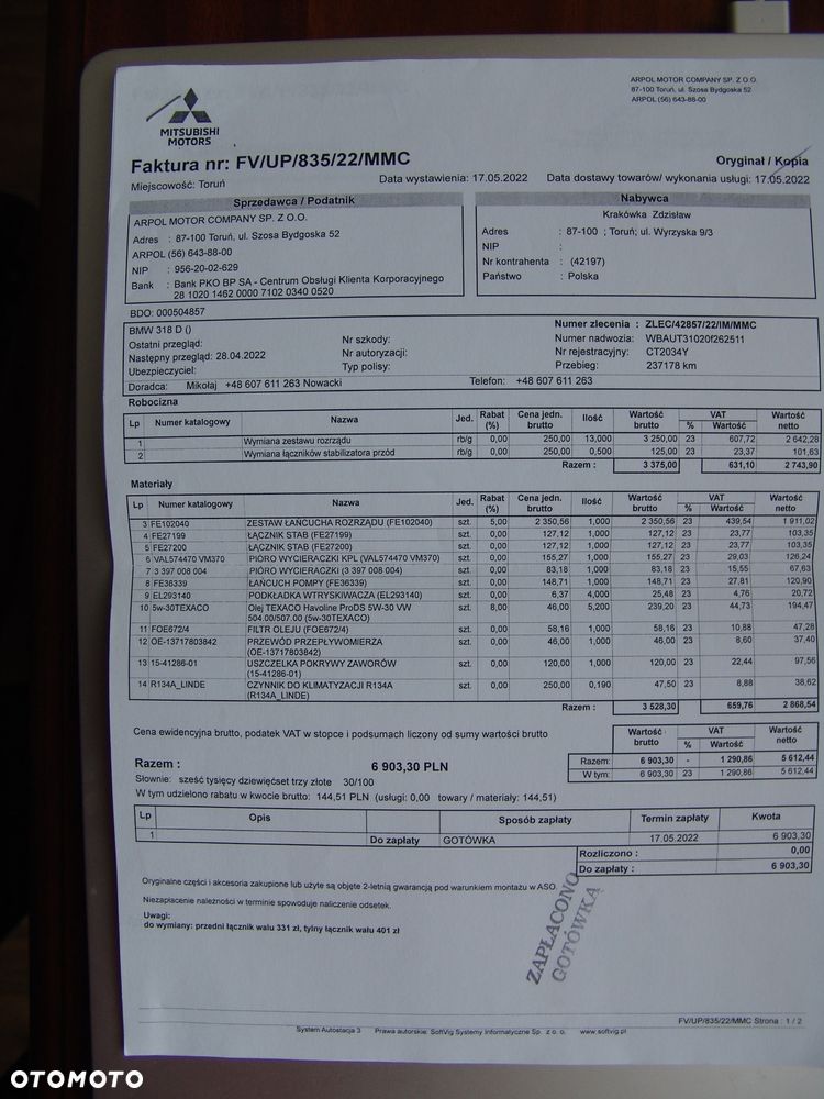 BMW Seria 3 318d - 3
