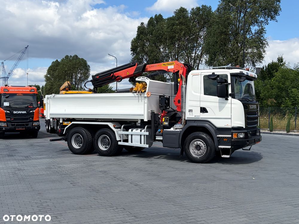 Scania P410 / 6x4 / EURO 6 / HDS / WYSUW x3 / ROTATOR / CHYWTAK / STEROWANIE RADIOWE / WYWROTKA / HYDROBURTA / AUTOMAT / KAMERA COFANIA / NAWIGACJA / NISKI PRZEBIEG / 2017 / SERWISOWANY / SPROWADZONY - 13