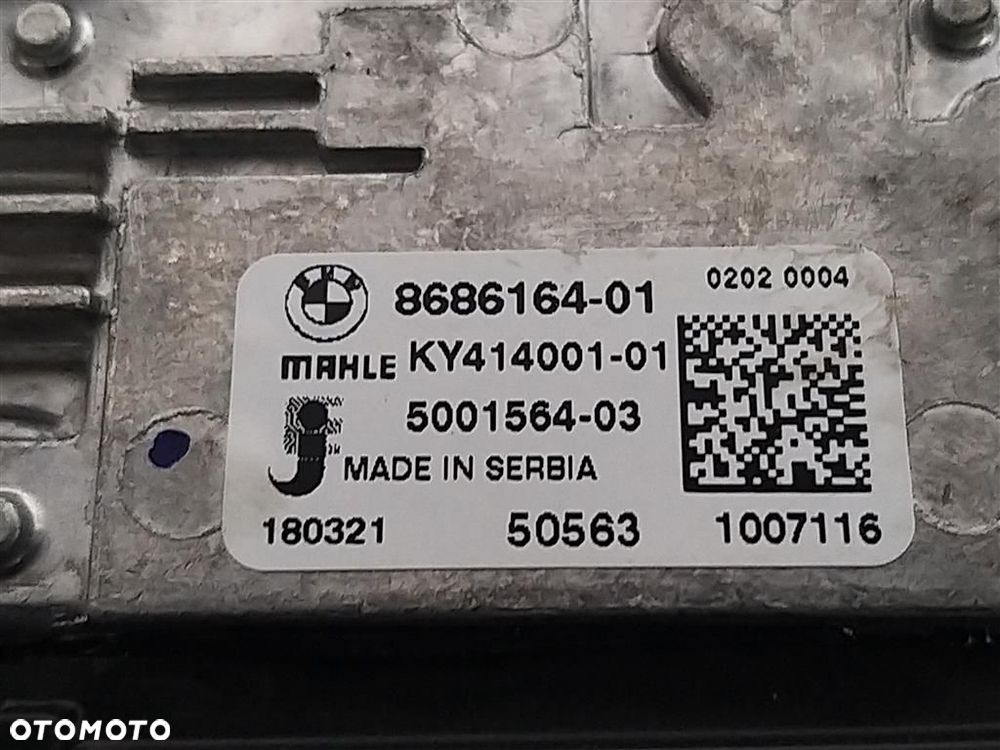 Wentylator chłodnicy wody BMW G11 G12 8686164-01 KY414001-01 ORYGINAŁ - 3