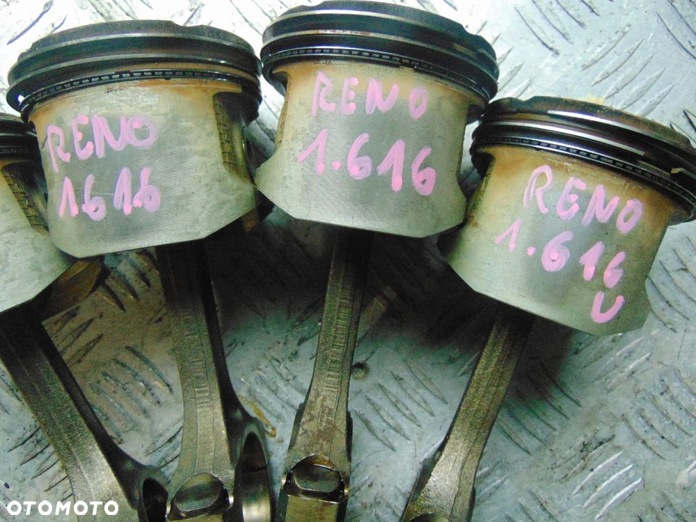 tłoki renault scenic 2 1,6 16 v cena sztuka - 1