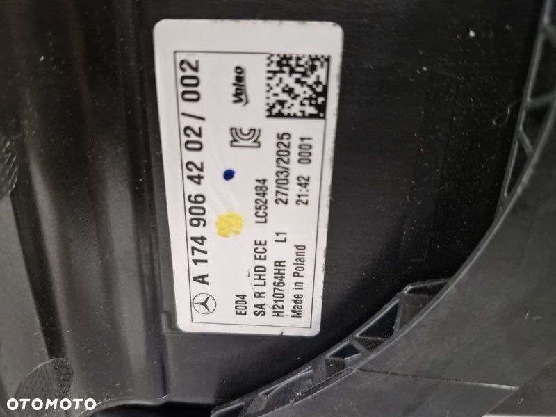 MERCEDES CLA C174 W174 LAMPA PRAWY PRZÓD REFLEKTOR LED MULTIBEAM EU A1749064202 - 7