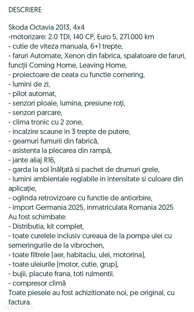 Skoda Octavia 2.0 TDI (Green tec) 4x4 Style - 12