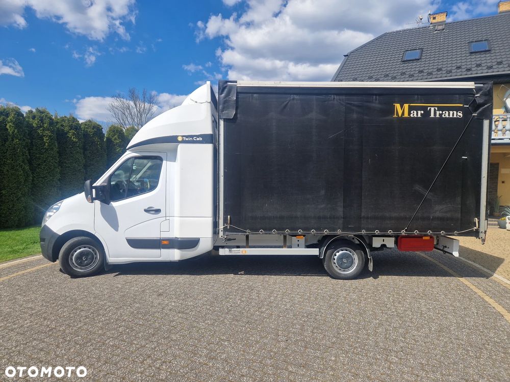 Renault MASTER 2.3 TWIN-CAB (łóżko z tyłu)/PLANDEKA-FIRANKA+8 EP+SALON POLSKA/PIERWSZY WŁAŚCICIEL+GOTOWY DO PRACY+okazja ORGINAŁ - 3