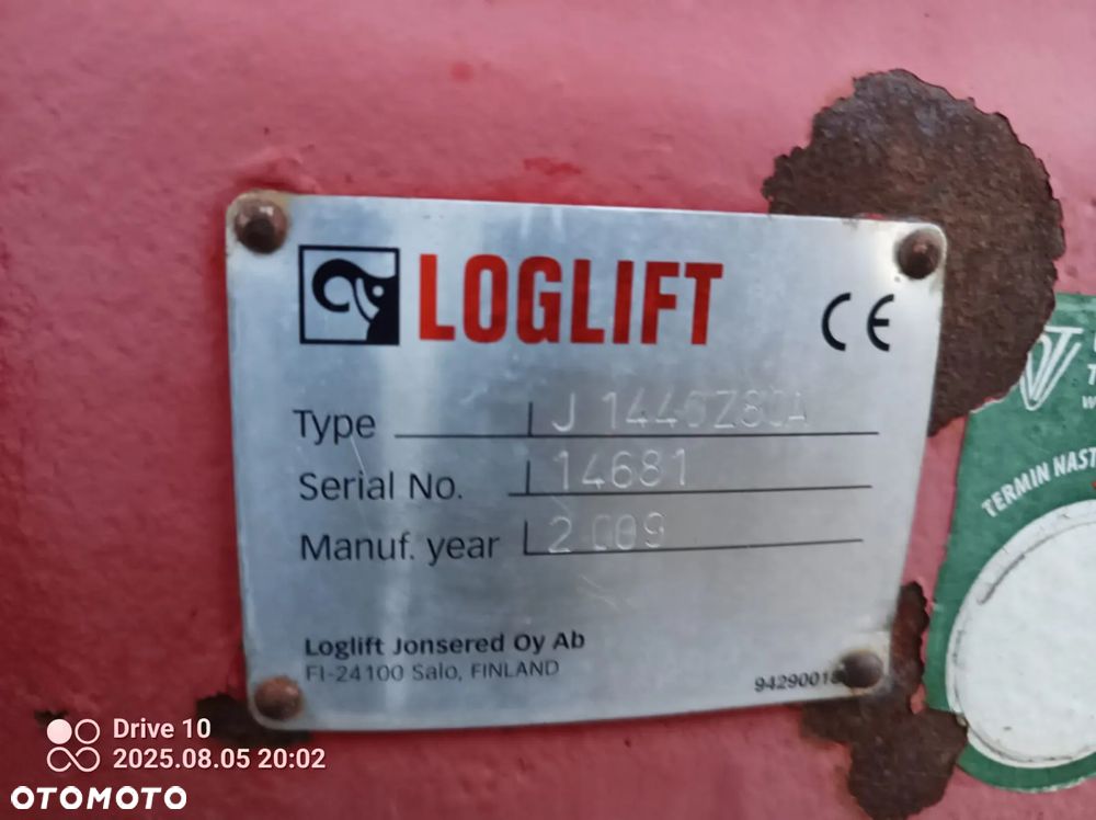 Hds Loglift Jonsered J1440Z80A do drewna drzewa lasu złomu dźwig żuraw - 9