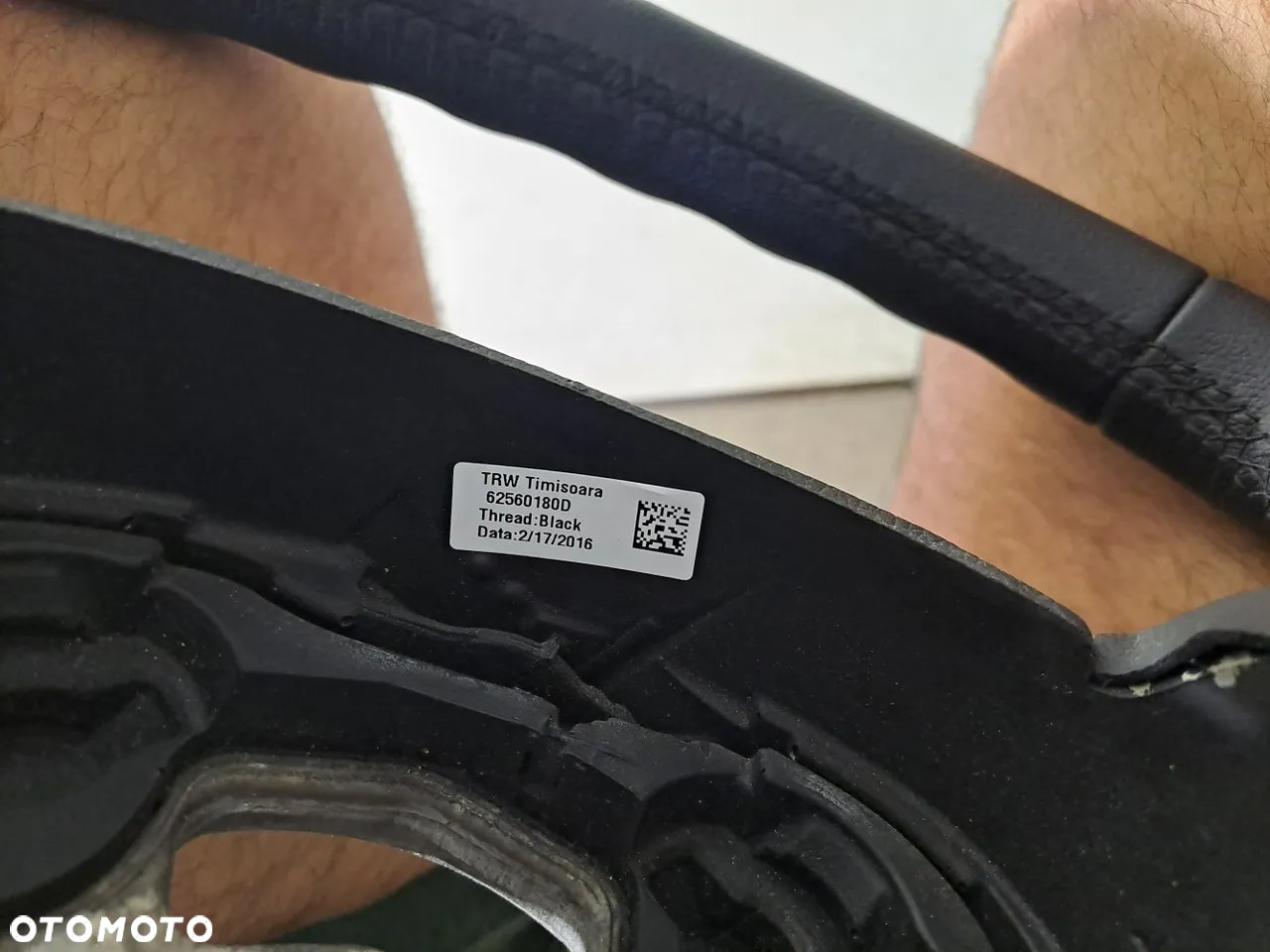 Kierownica trójramienna skóra skórzana BMW F20 F30 62560180D IGŁA - 9
