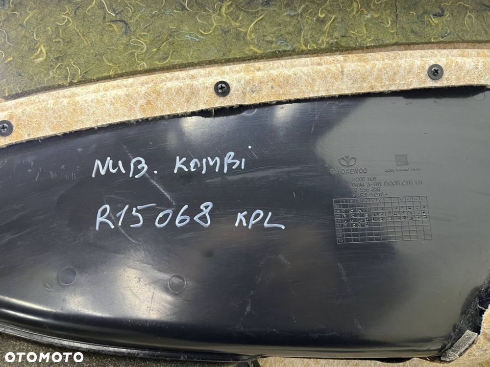 Tapicerka Chevrolet Nubira III J200 KOMBI 05-12r. boczki drzwi KOMPLET prawy lewy tył przód - 11