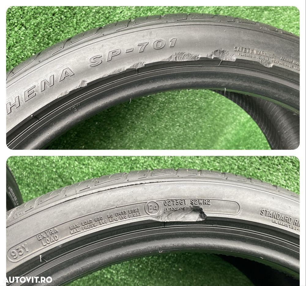 Set 4 anvelope vară 225 40 19 Austone Athena SP 701 6,6- 6,2mm Dot0122 - 8