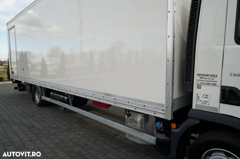 MAN TGL 12.250 / CAMION SOLO / CONTAINER 8 M / LIFT / UȘĂ LATERALĂ / 2021 - 14