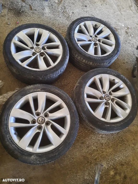 SET Jante 18" Opel Insignia 5x120 8J ET42 anvelope 245/40/18 - 1