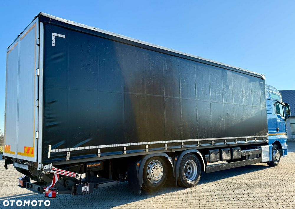 MAN TGX 26.420 / FIRANKA / WINDA / 23 EUROPALETY / 6x2 / AUTOMAT / EURO 6 / OŚ PODNOSZONA / DUŻA KABINA / 2019 ROK - 4