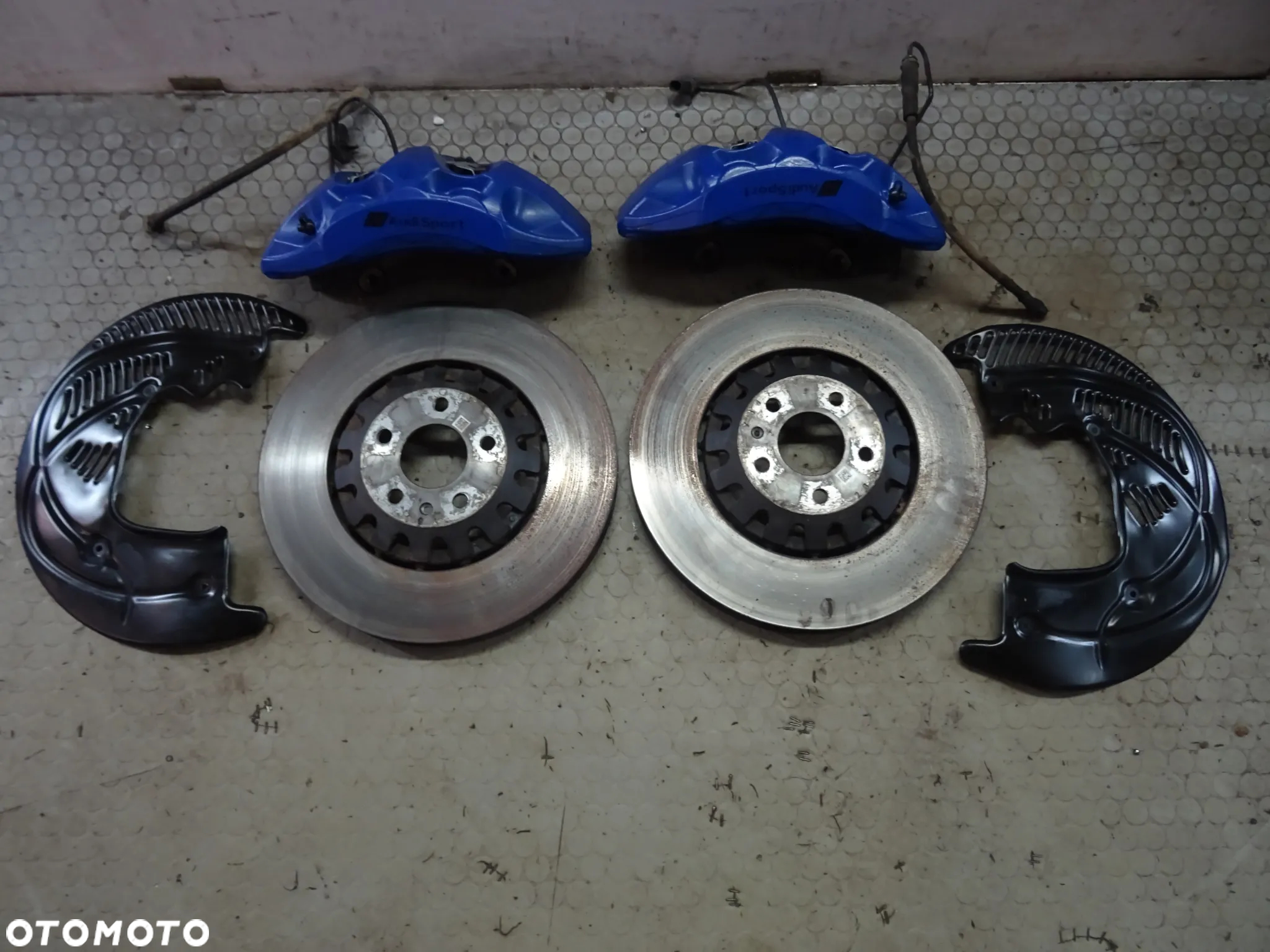 zaciski tarcze klocki 375mm 330mm Audi A6 C8 A7 A4 A5 Q7 czesci - 2