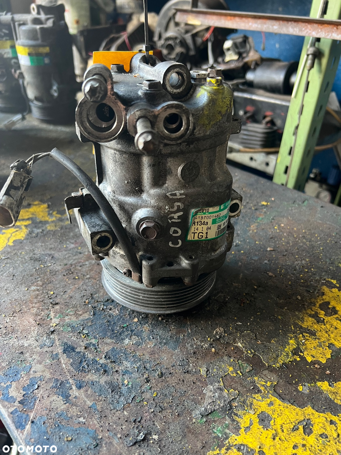 Kompresor sprężarka klimatyzacji Sanden SD6V10 GM13106850 Opel Suzuki 1.3 1.7 - 2