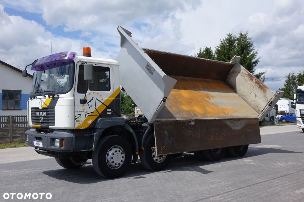 MAN FE 410 A /8x4 / MANUAL / WYWROTKA /BIBENNE / DWUSTRONNA / HYDROKLAPA / HYDROBURTA - 3