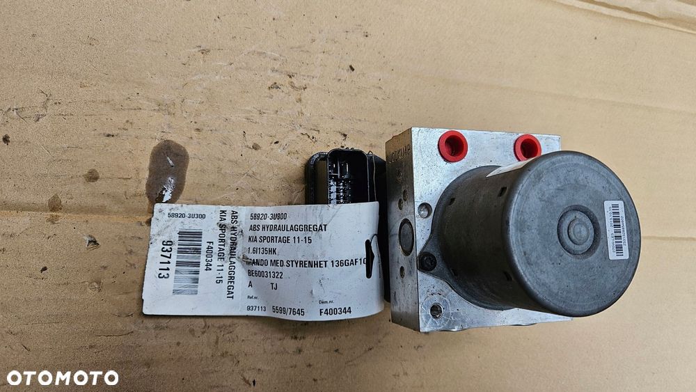 pompa hamulcowa abs 58920-3u300 5wy7f42f kia sportage 11-15 nr 400344 - 1
