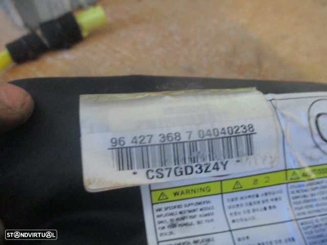 Airbag Banco 96427368 CHEVROLET KALOS 2007 1.4I 95CV 5P CINZA ESQ - 2