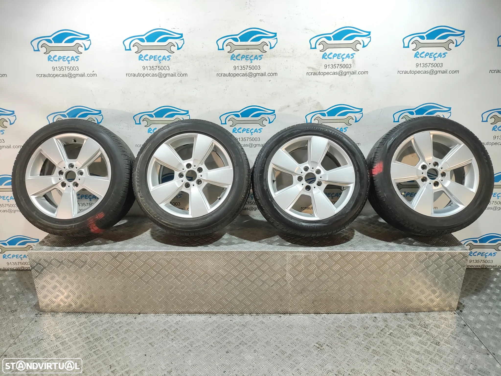 Conjunto Jantes 18 Originais BMW X3 E83 8J ET46 5x120 - 12