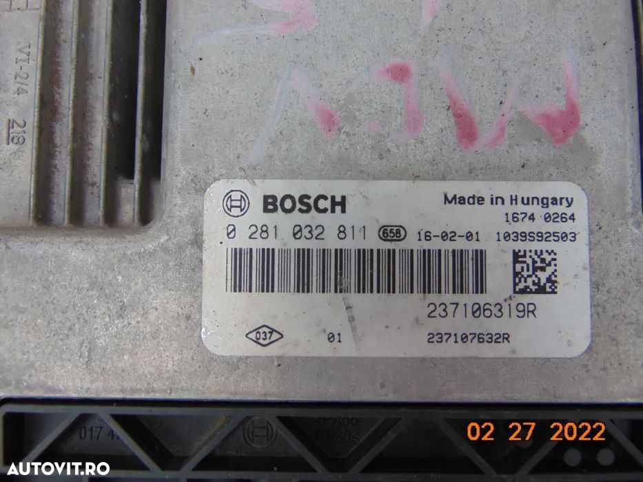 Calculator motor Dacia Logan 2 motor 1.5 Dokker MCV 2 ECU clio 4 Lodgy - 4