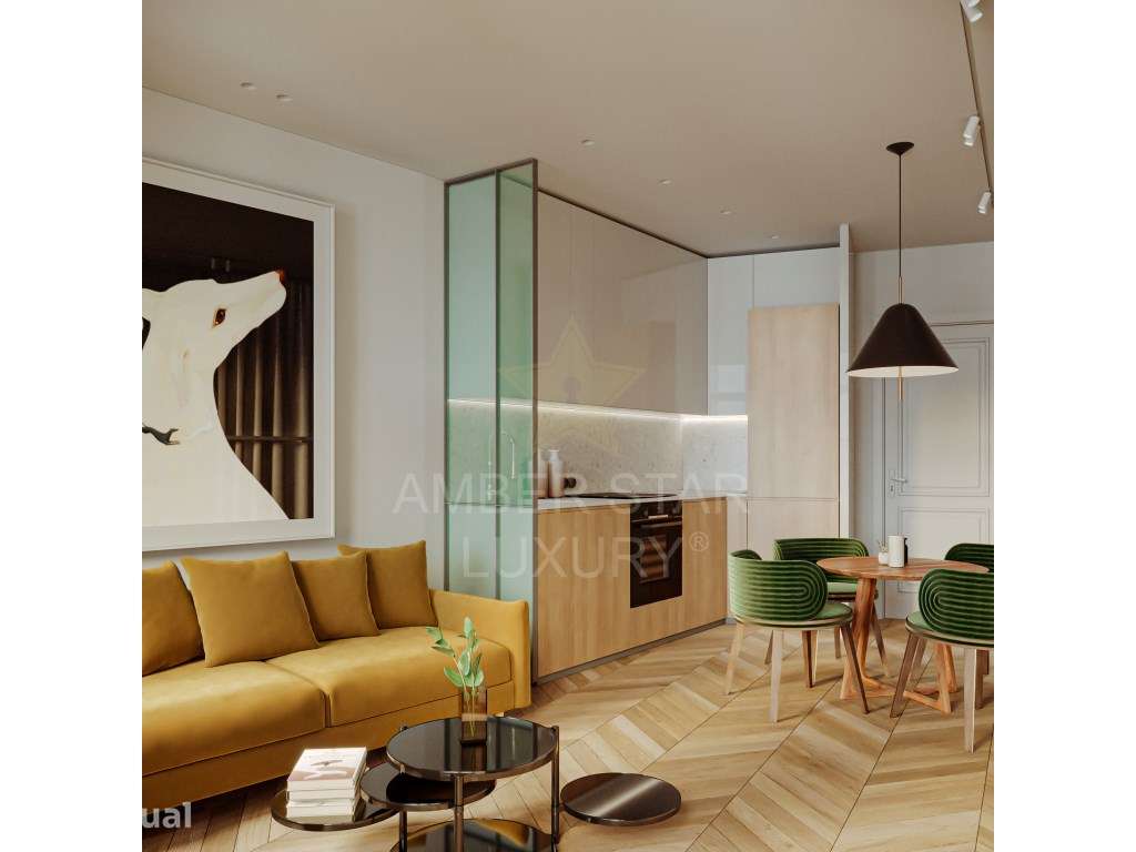 Apartamento T1 de 57m2 na Rua do Comércio do Porto - Grande imagem: 2/5