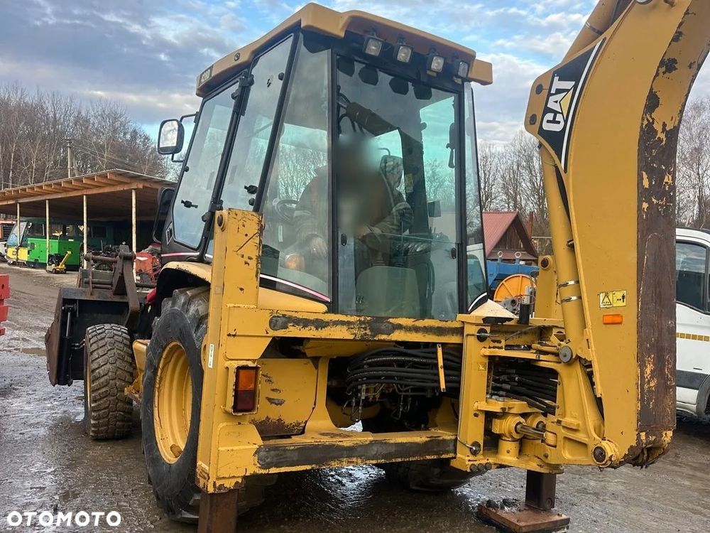 Caterpillar Koparko Ładowarka CAT Caterpillar 428D 428 D Osprzęt 5 Łyżek - 12