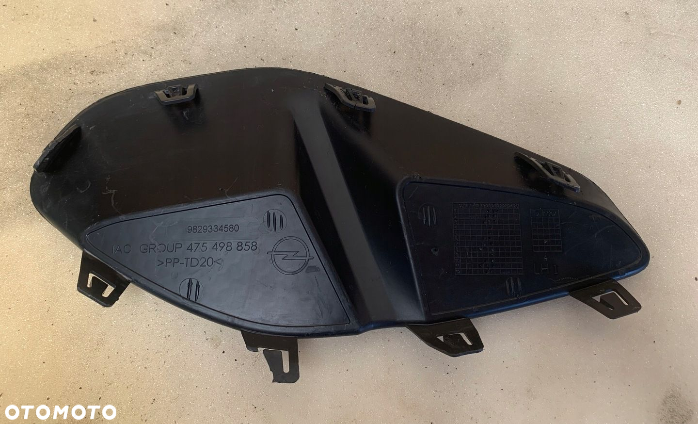 OPEL CORSA F KRATKA ZASLEPKA HALOGENU ZDERZAKA LEWA LEWY PRZOD - 2