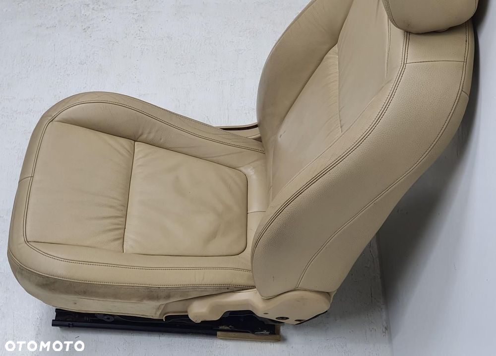 FOTEL PRAWY PRZÓD PASAŻERA SKÓRA ELEKTRYCZNY GRZANY JAGUAR XF X250 EUROPA - 7