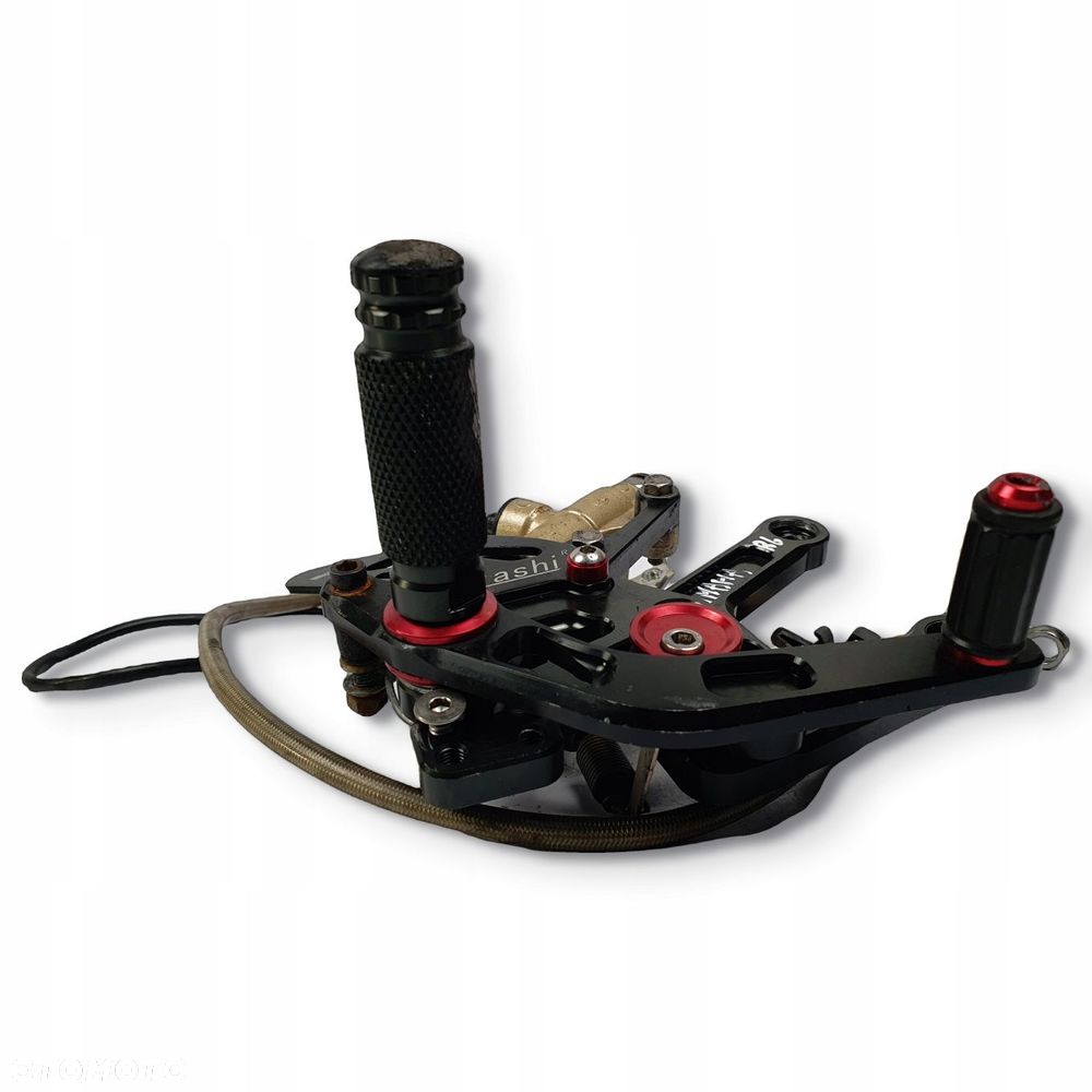 POMPKA HAMULCOWA SET PODNÓŻEK TYŁ Yamaha YZF-R6 R6 RJ11 dźwignia arashi - 2