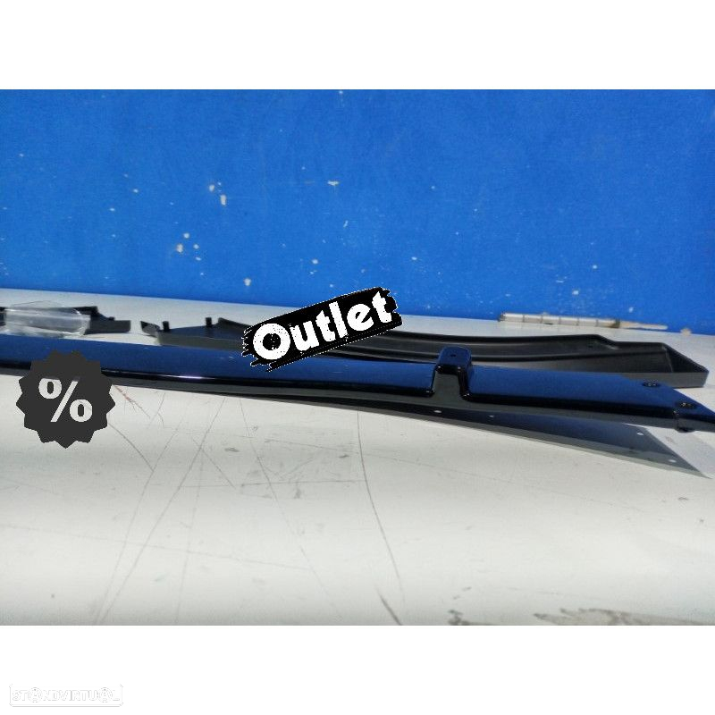 C010881C2 SPOILER LIP VOLKSWAGEN VW GOLF 6 08-12 PRETO BRILHANTE - 3