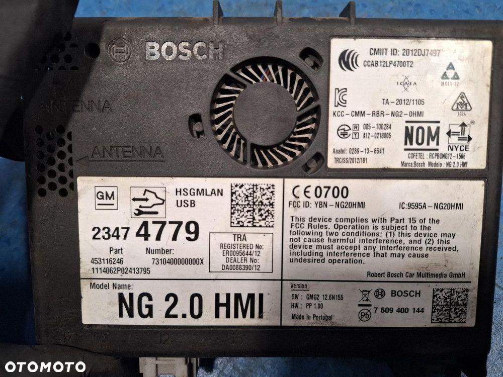 OPEL INSIGNIA A MODUŁ NAWIGACJI 23474779 - 2