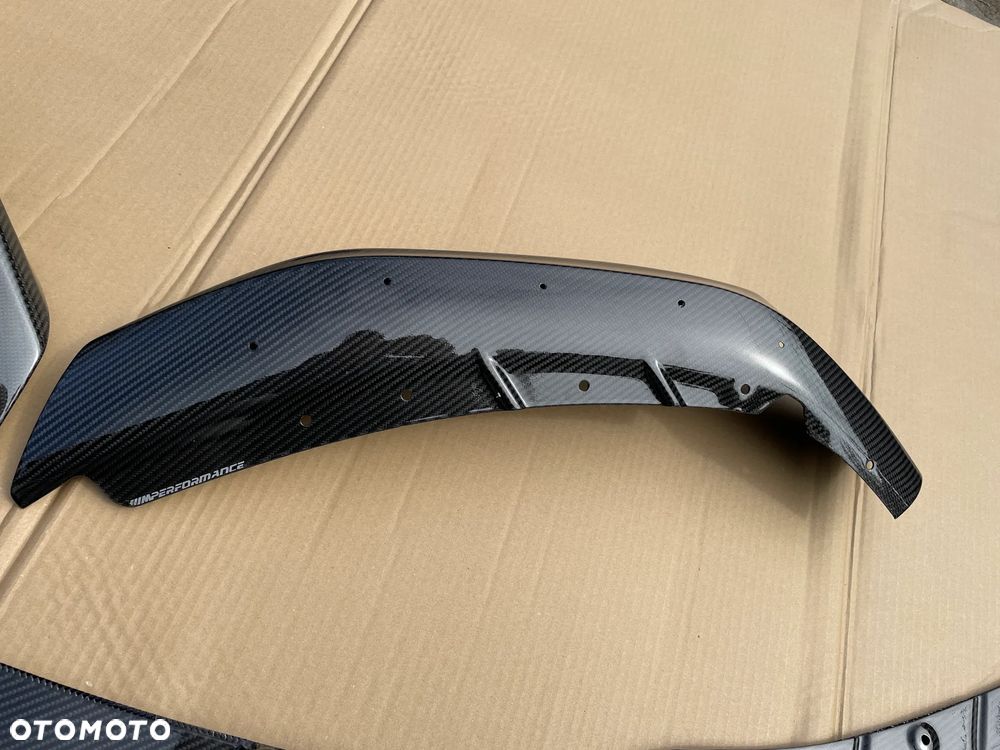 BMW 5 G30 G31 listwy przód dyfuzor spoiler karbon carbon m performance - 5
