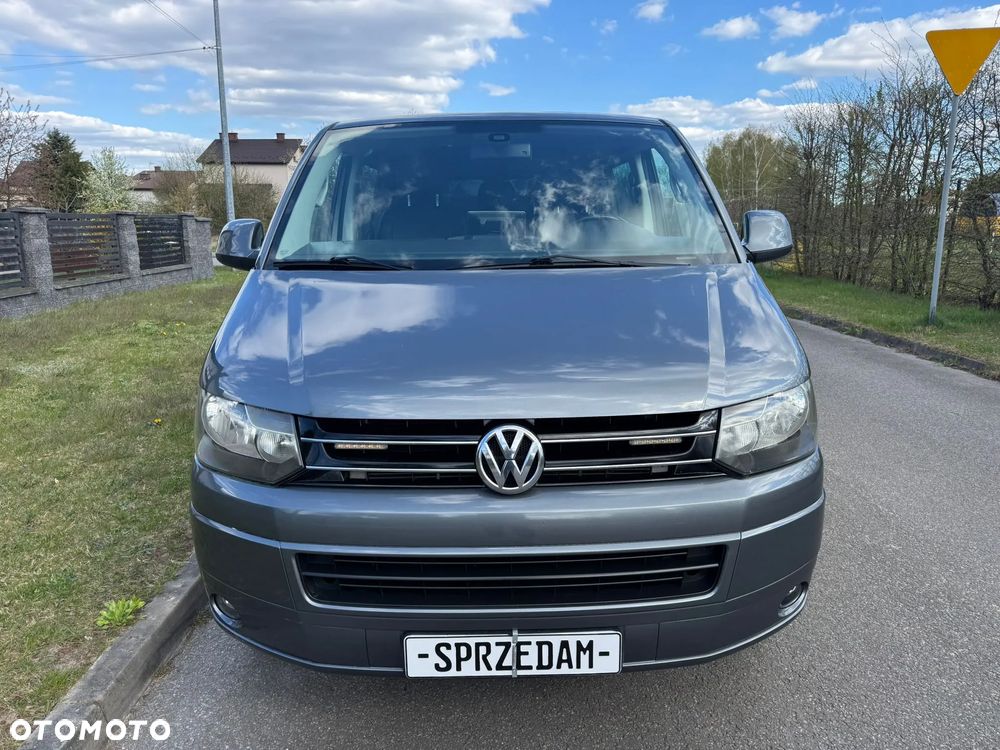 Volkswagen TRANSPORTER T5 L2H1 LIFT DŁUGI Klima Tempomat Navi Kamera Skóry Dubel Kabina 6os Brygadówka - 2