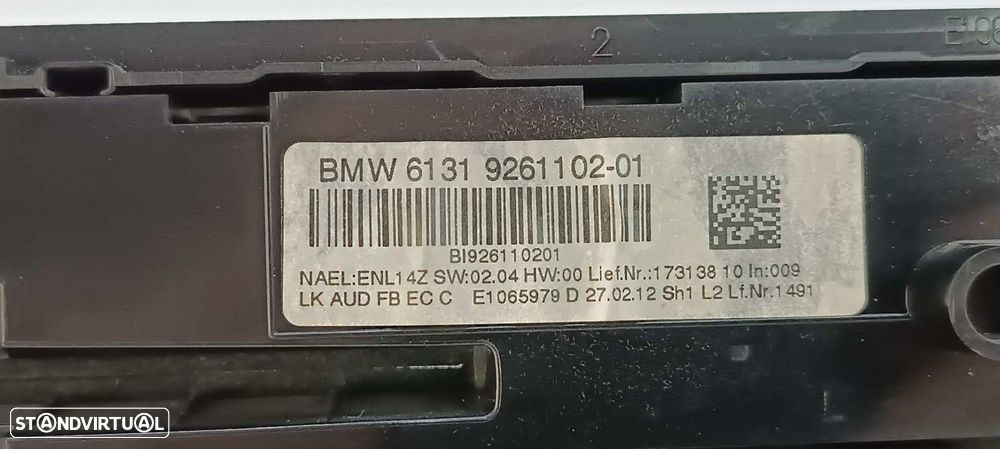 COMANDO CLIMATIZADOR BMW SERIE 3 LIM. (F30) 318D - 3
