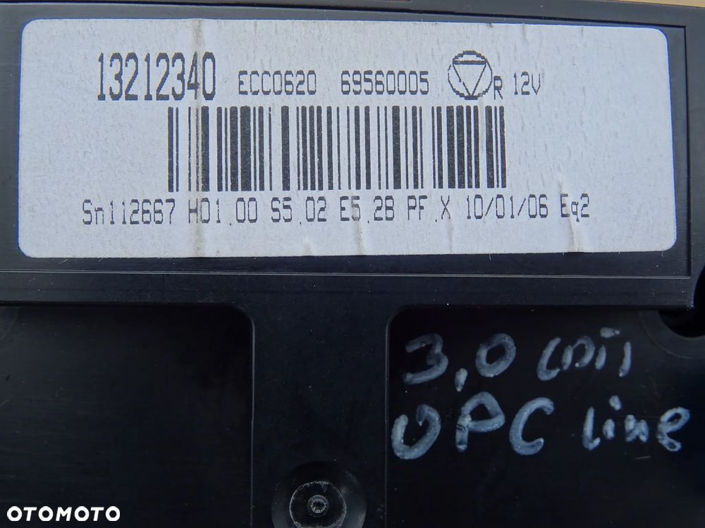 PANEL KLIMATYZACJI OGRZEWANIA NAWIEWU OPEL VECTRA C SIGNUM - 17