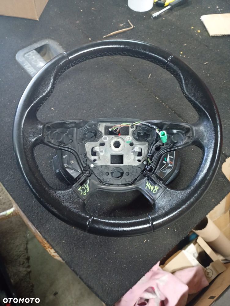 KIEROWNICA SKÓRZANA MULTIFUNKCJA FORD FOCUS MK3 - 1