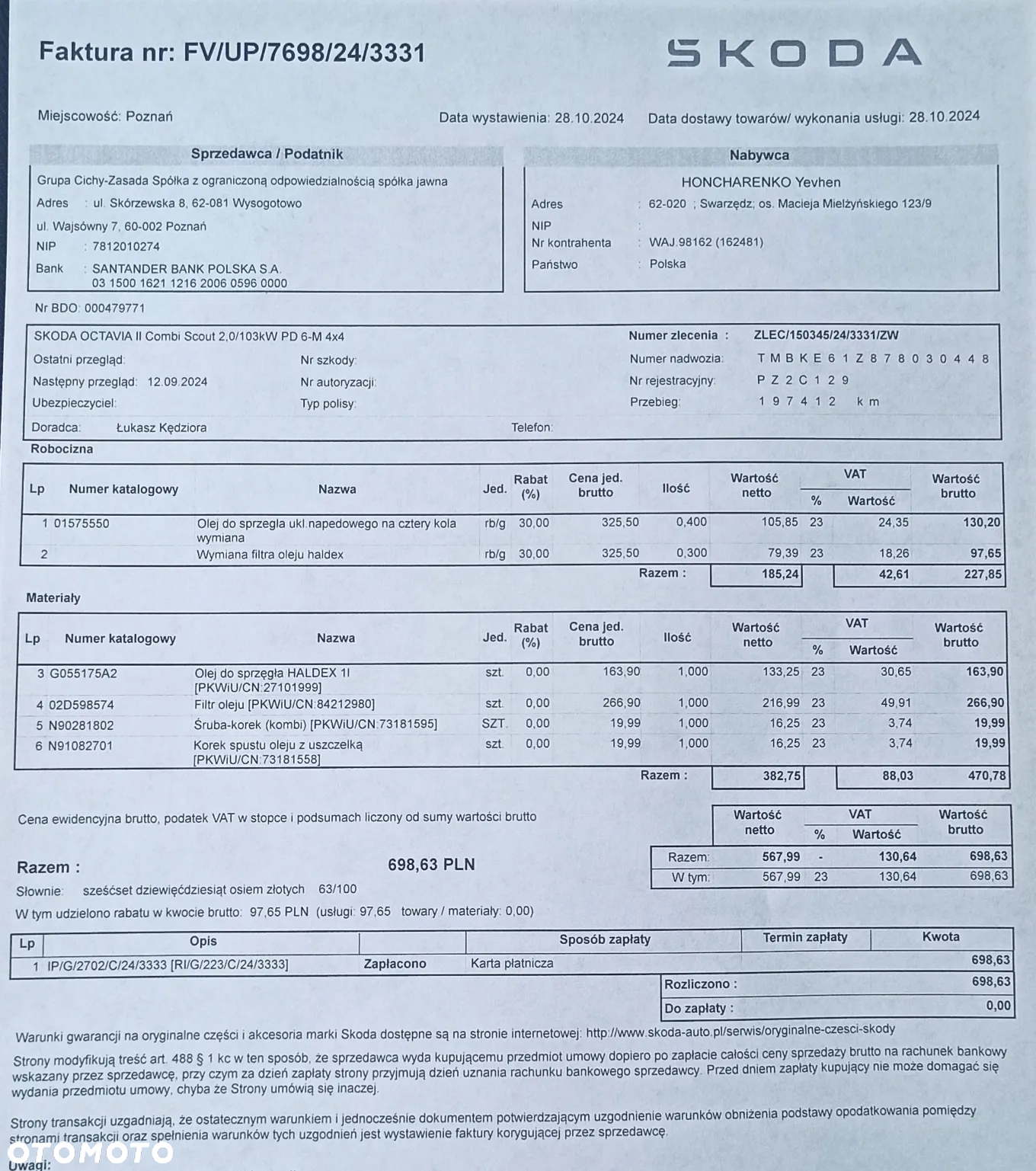 Skoda Octavia Scout 2.0 TDI DPF - 21