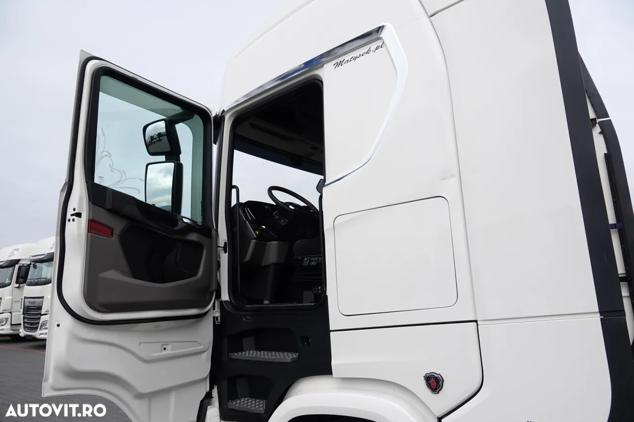 Scania S 450 / RETARDER / I-PARK COOL / HIDRAULICĂ / JANTE ALIE / ANVELOPE 100% / DUPĂ CONTRACTUL DE SERVICE - 21