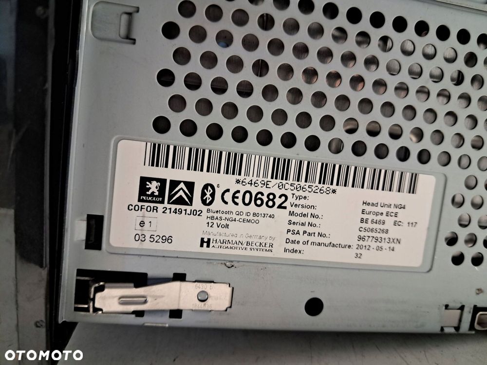 peugeot rcz radio navi 96779313xn - 11