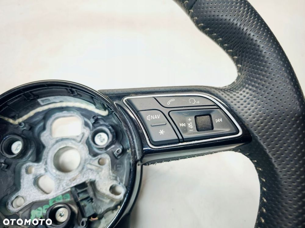 KIEROWNICA SKÓRA PIKOWANA S LINE ŚCIĘTA AUDI A4 B9 A5 8W 8W0419091DG JAH - 9