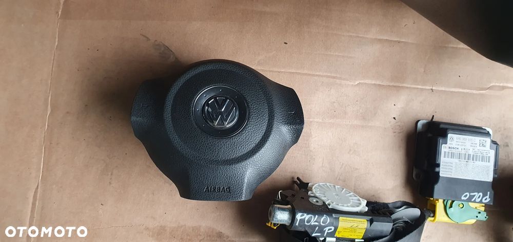 Konsola poduszki pasy AIRBAG sensor zestaw naprawczy VW Polo V 6R - 7