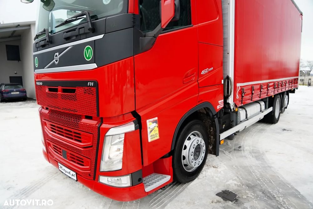 Volvo FH 460 / 7.45 M CORTINĂ / SOLO / I-SAVE / I-PARK COOL / PUNTE RIDICABILĂ ȘI DIRECȚIE / - 9