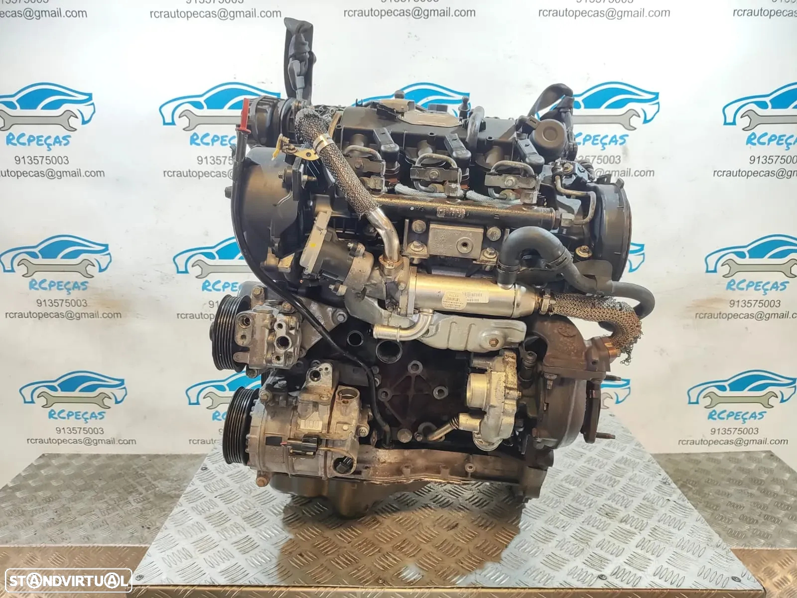 Motor Completo Jaguar Citroen Peugeot Land Rover 204cv 2.7 V6 HDi AJD 276DT DT17TED4 UHZ - 2